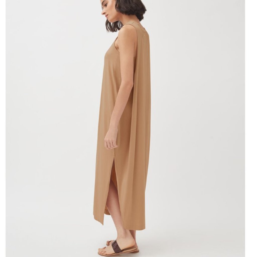 Cuyana Tan Maxi Dress